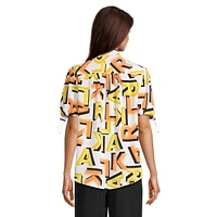 Karl-Print Bungee-Short Sleeve Shirt