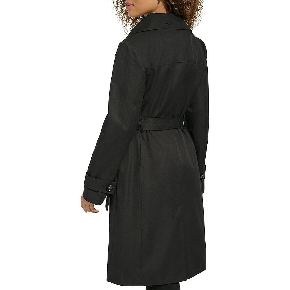 Wing Collar Trench Coat