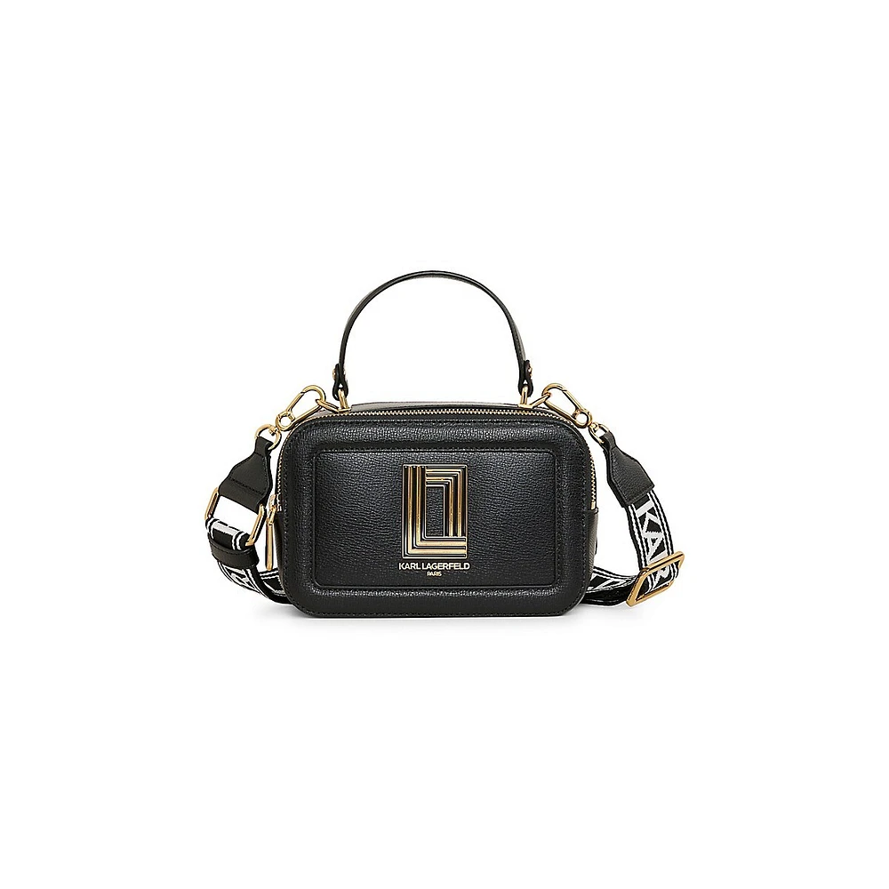 Simone Leather Camera Crossbody Bag