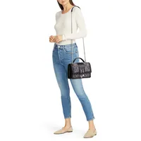 Medium Corinne Tweed Charm Shoulder Bag