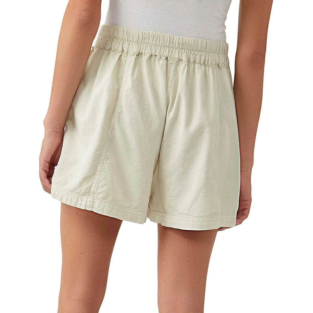 Get Free Poplin Pull-On Shorts