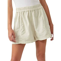 Get Free Poplin Pull-On Shorts