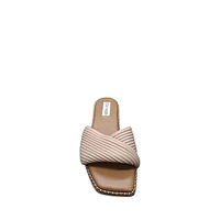 Women's Ravina Cross-Rib Studded Slide Sandals