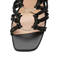 Memorey1 Metallic Dress Slide Sandals