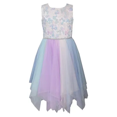 Girl's Rainbow Fairy Tutu Dress