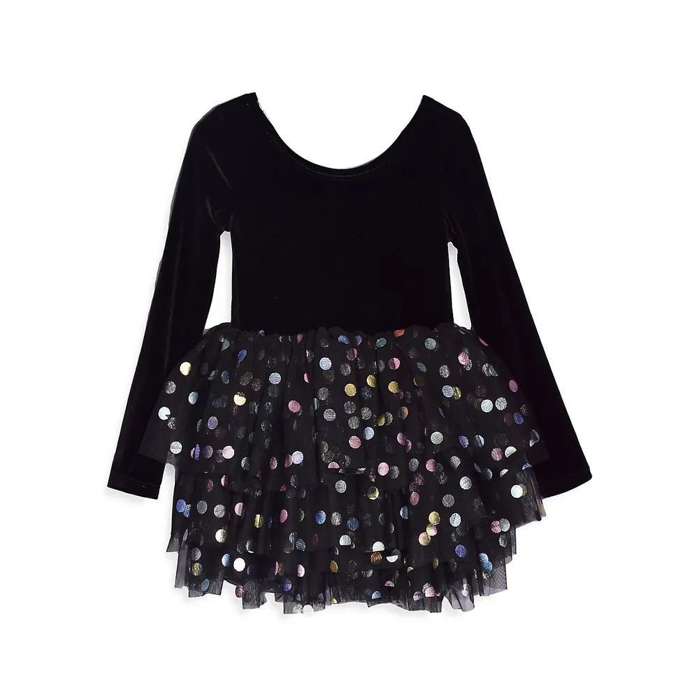 Baby Girl's Dotted Bubble Tutu Dress