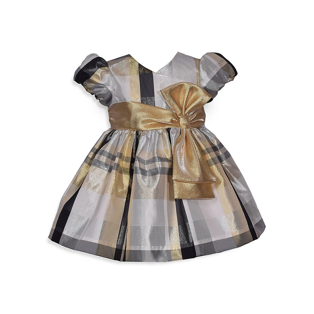 Baby Girl's 2-Piece Taffeta Party Dress & Bloomers Set