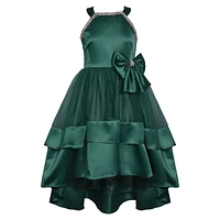 Girl's Mikado High-Low Dress