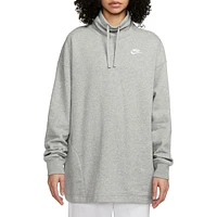 Sportswear Club Fleece Oversized Mockneck Sweatshirt