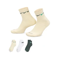 Men's 3-Pack Everyday Plus Cushioned Training Ankle Socks