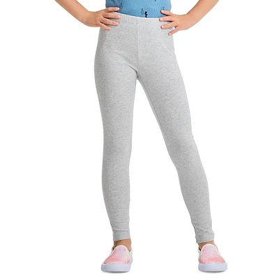 Girl's Solid Jersey Leggings