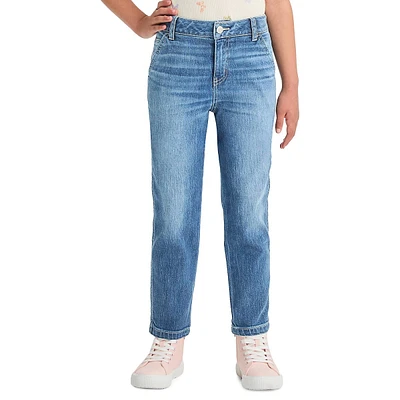 Girl's High-Rise Carpenter Ankle Straight Jeans