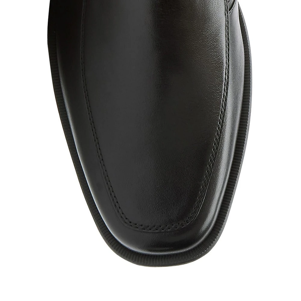 Leather Slip-On Dress Shoes