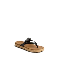 Women's Vista Carmen Vegan Leather Toe-Thong Sandals