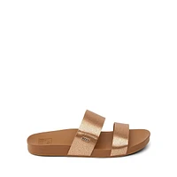 Women's Cushion Vista Metallic Slide Sandals