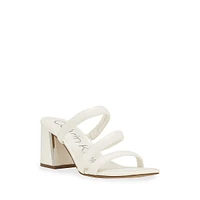 Hudson Strappy Cutout Mules