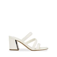 Hudson Strappy Cutout Mules