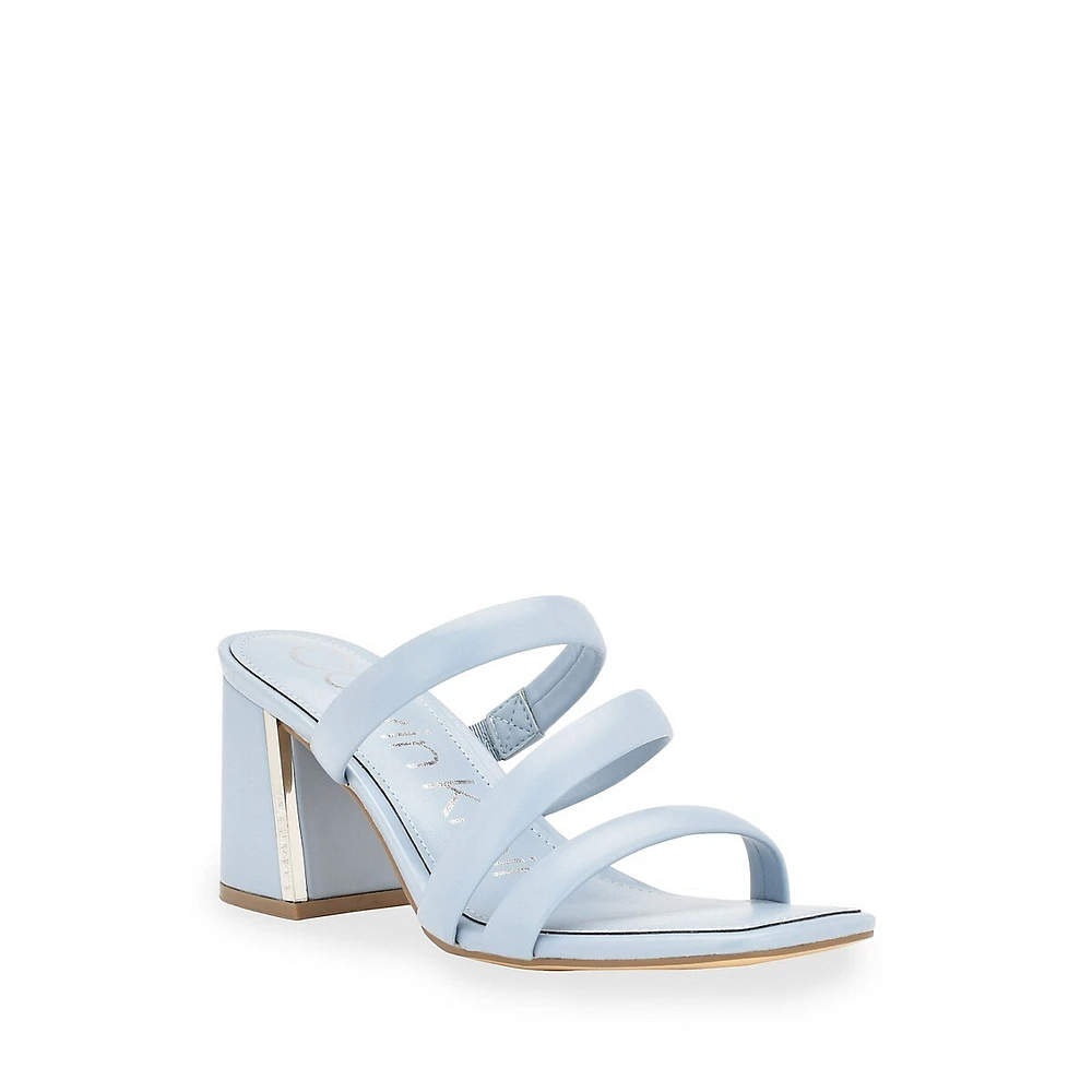 Hudson Strappy Cutout Mules
