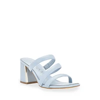 Hudson Strappy Cutout Mules