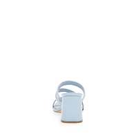 Hudson Strappy Cutout Mules