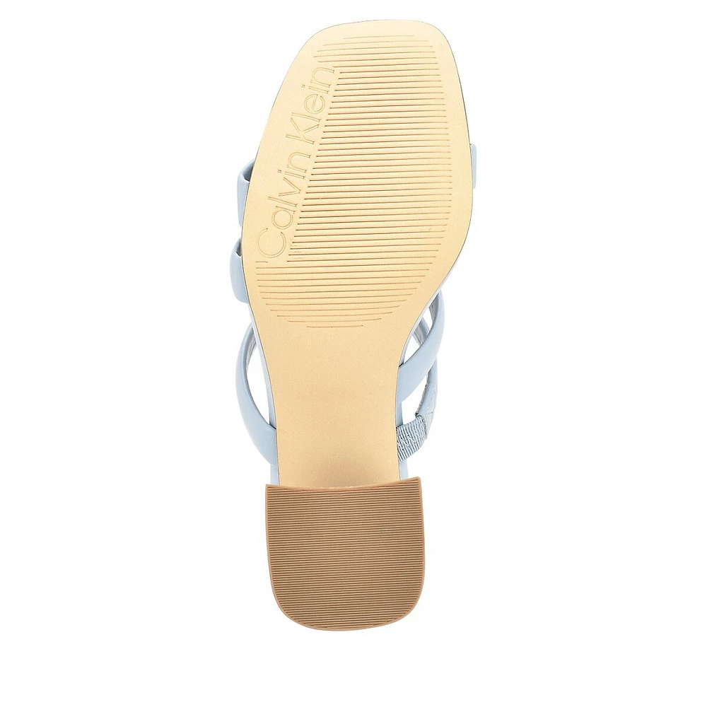 Hudson Strappy Cutout Mules