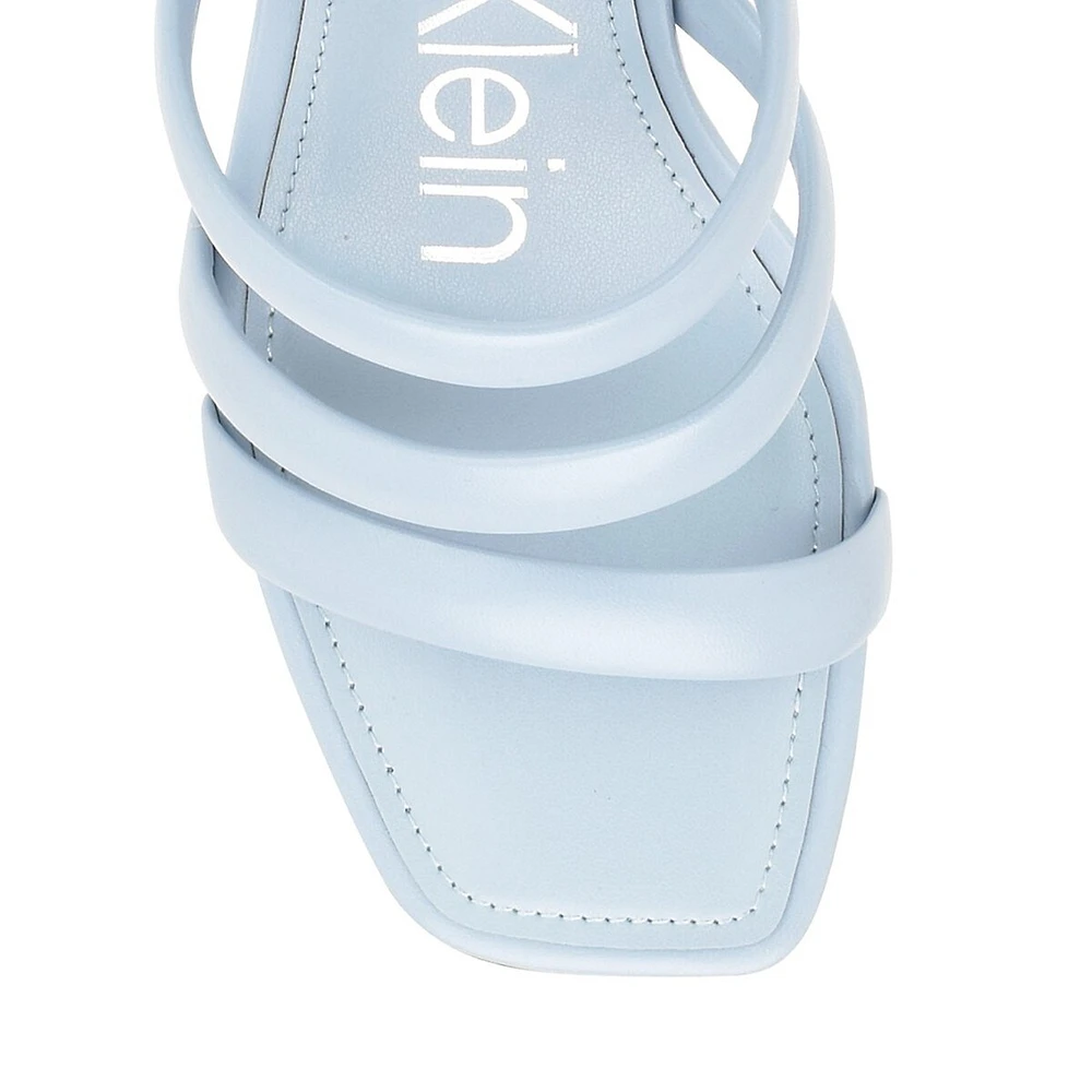 Hudson Strappy Cutout Mules