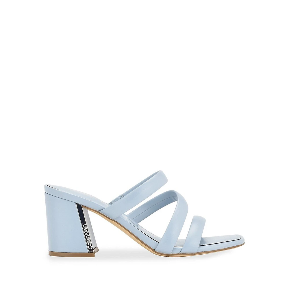 Hudson Strappy Cutout Mules