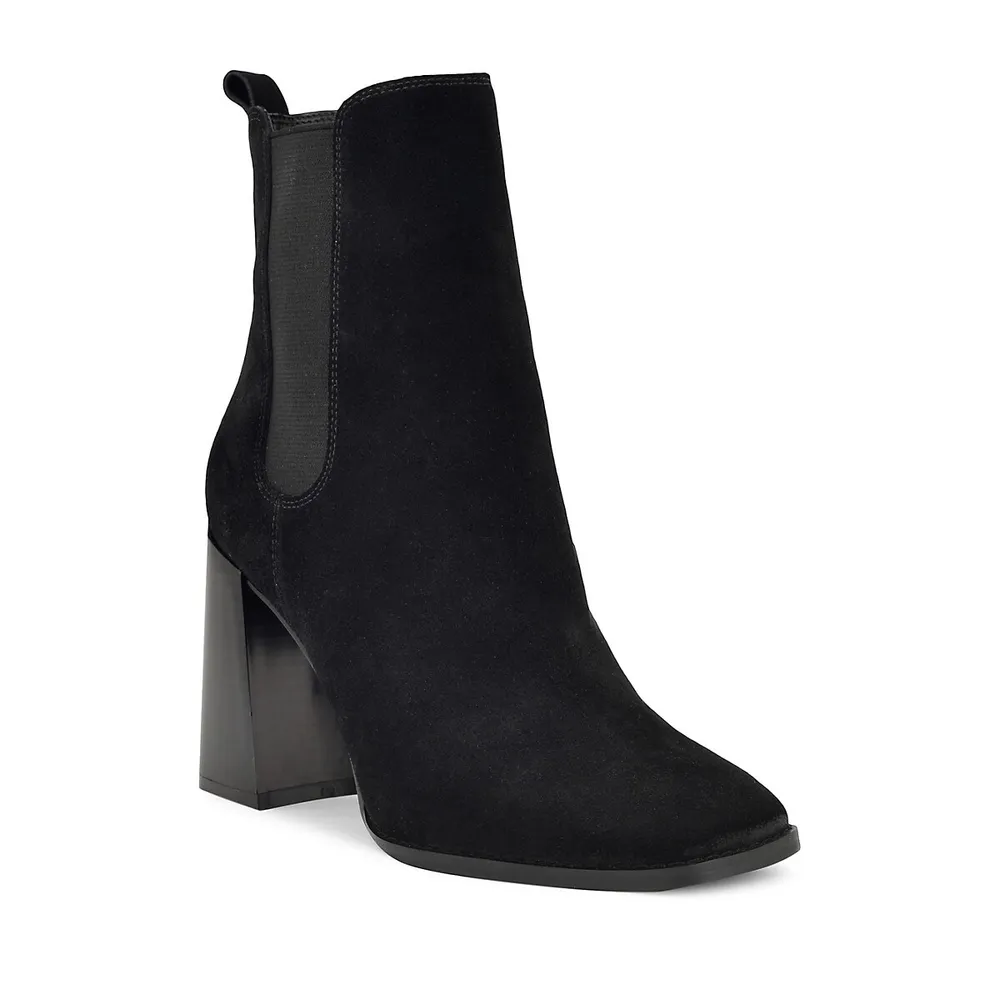 Tobin Block-Heel Ankle Boots