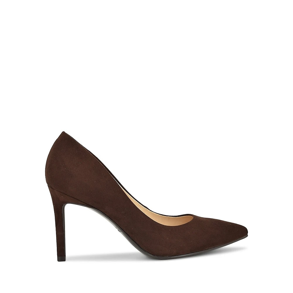 ETTA Pointy Suede Pumps