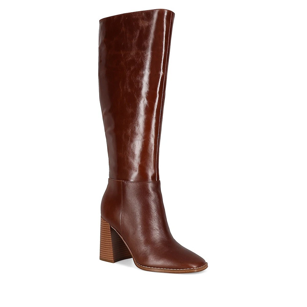 Temas High Block-Heel Tall Boots