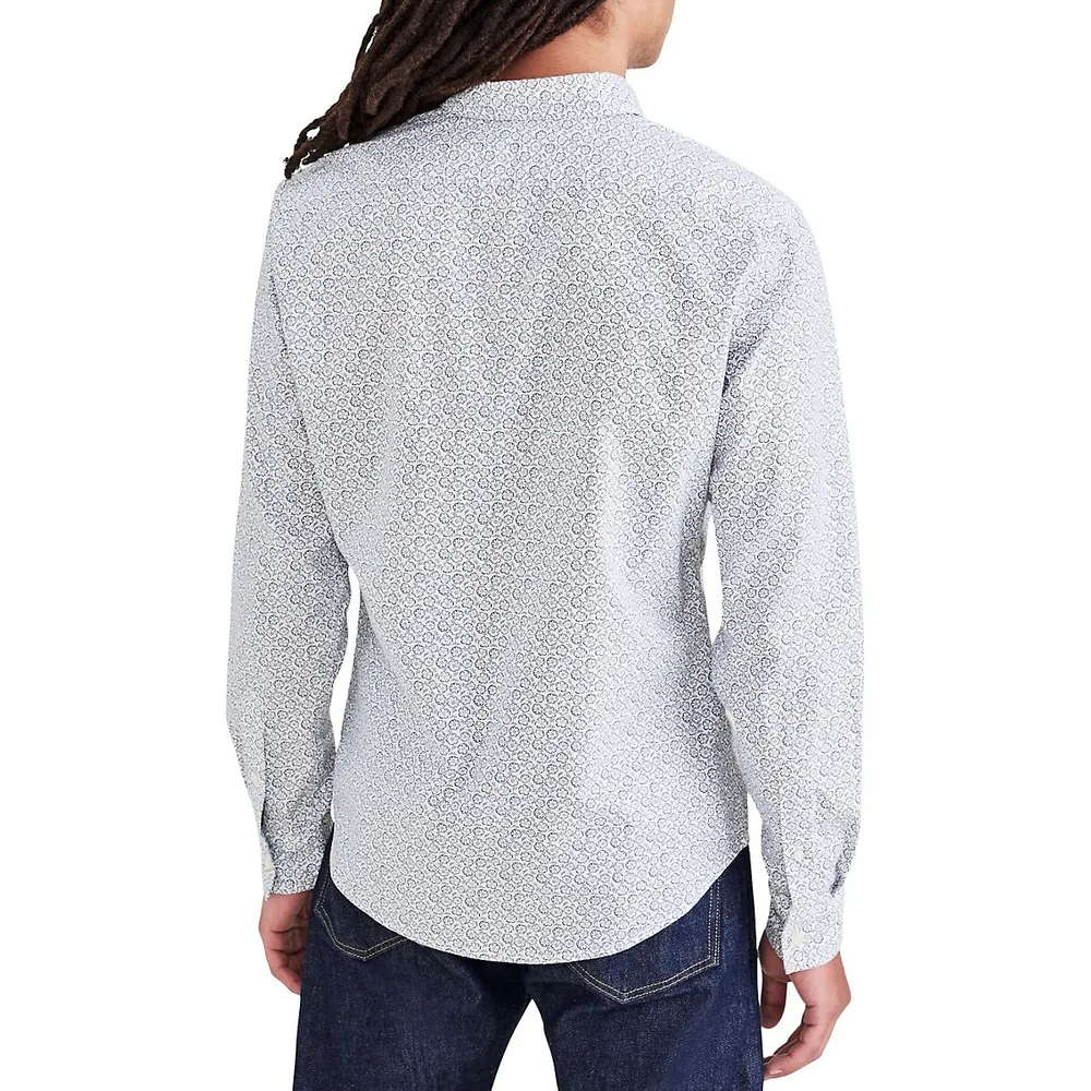 Long-Sleeve Casual Slim-Fit Gilligan Shirt