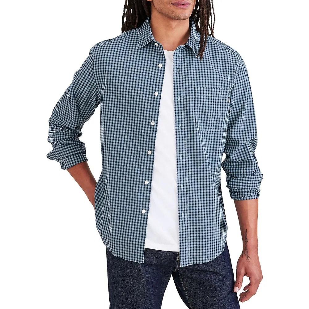 Long-Sleeve Casual Regular-Fit Shirt