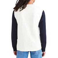 Long-Sleeve Colourblock Henley Regular-Fit Shirt