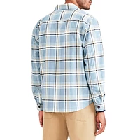 Relaxed-Fit Stretch Oxford Overshirt