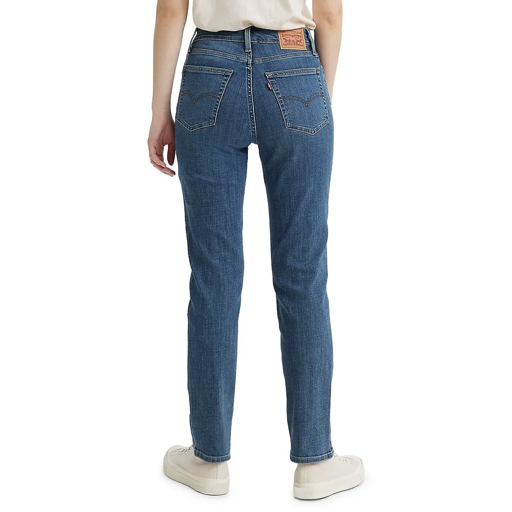 Levi's 724 High-Rise Straight Jeans Way Back