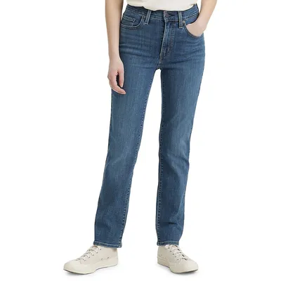 724 High-Rise Straight Jeans Way Back