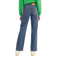 Ribcage High-Rise Full-Length Straight-Leg Jeans - Valley View