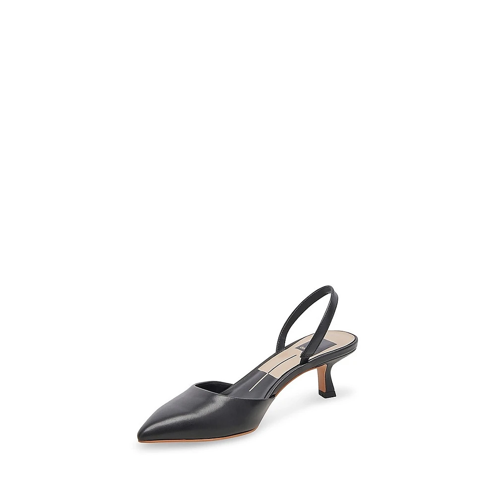 Corsa Leather Slingback Pumps