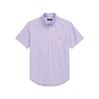 Classic Fit Short-Sleeve Oxford Shirt