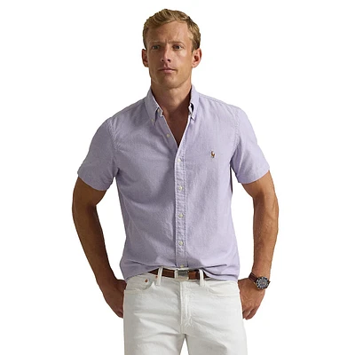 Classic Fit Short-Sleeve Oxford Shirt