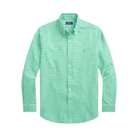 Classic-Fit Gingham Oxford Shirt
