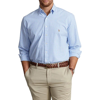 Big & Tall Gingham Oxford Shirt