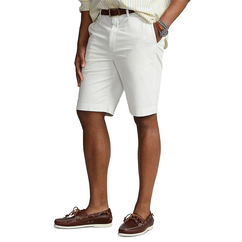 Big & Tall Stretch Classic-Fit Chino Shorts