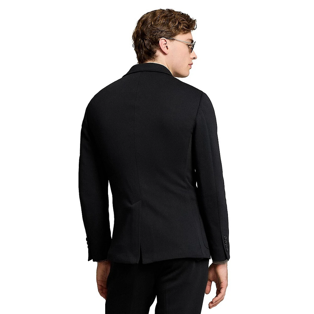 Modern-Fit Double Tech Knit Blazer