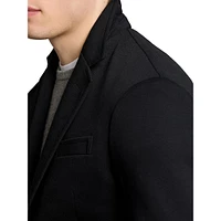 Modern-Fit Double Tech Knit Blazer