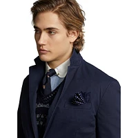 Tailored-Fit Stretch Chino Suit Jacket