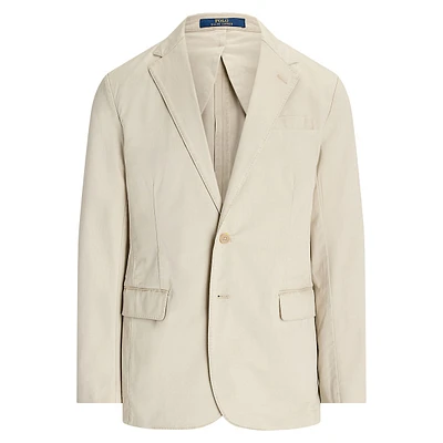 Tailored-Fit Stretch Chino Suit Jacket