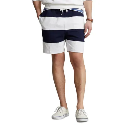 6-Inch Polo Bear Striped Jersey Shorts