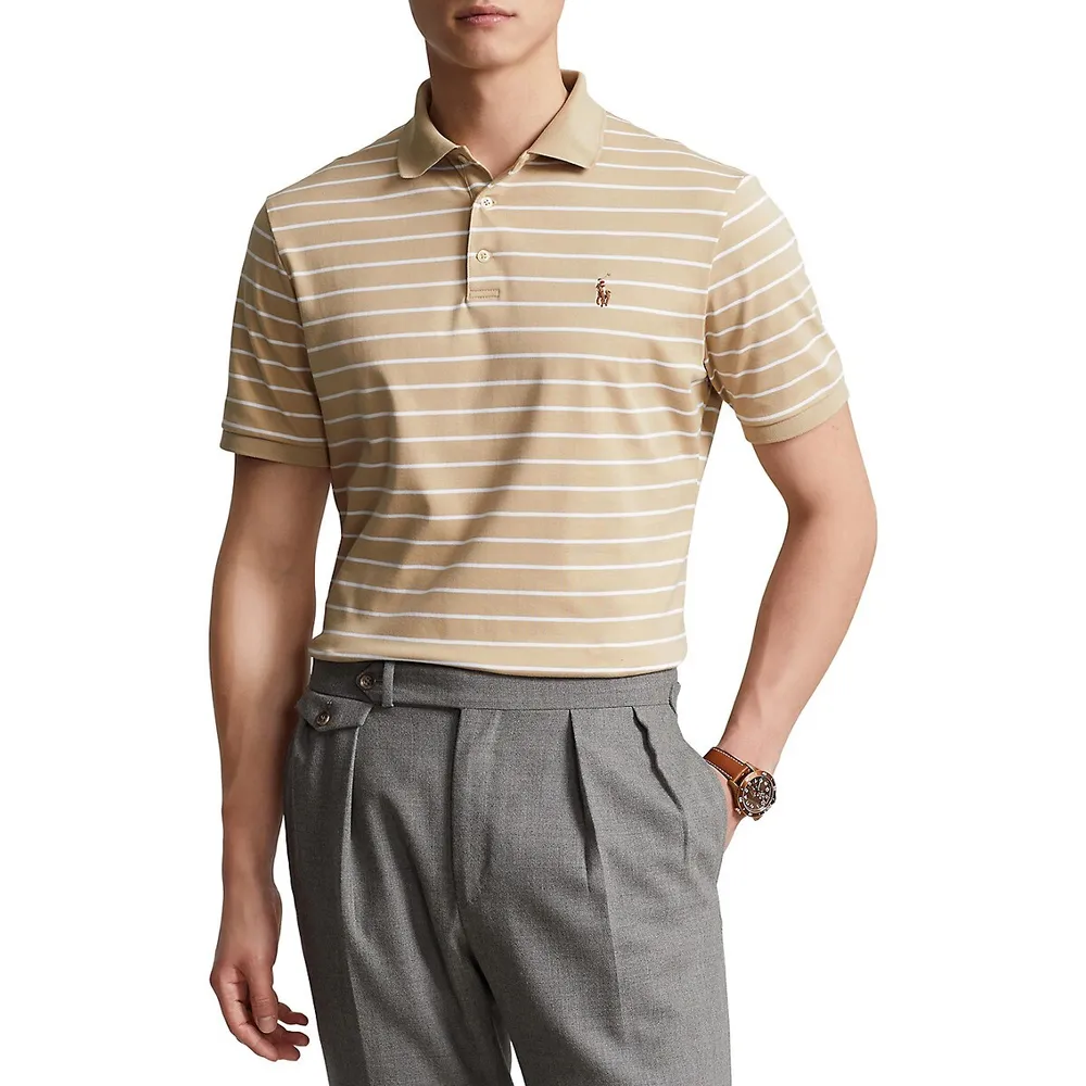 Classic-Fit Soft Cotton Polo Shirt