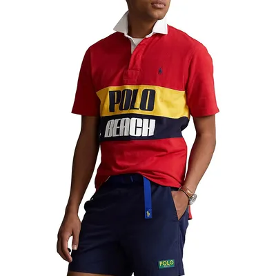 Classic-Fit Polo Beach Rugby Shirt